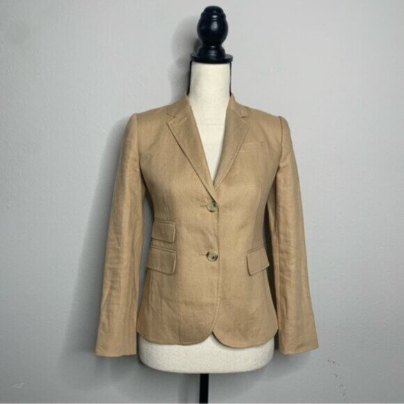 J.Crew Tan Schoolboy Single Breasted Blazer - Picture 13 of 14